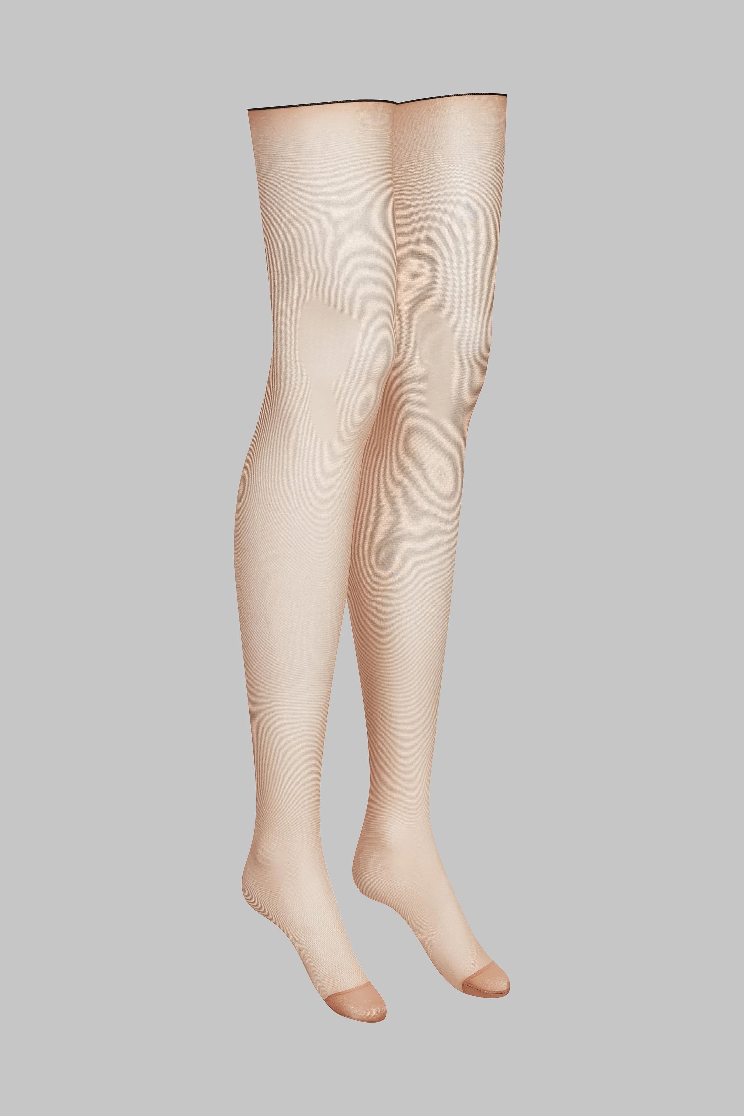 20D rolled seam cut stockings - Les Coquetteries