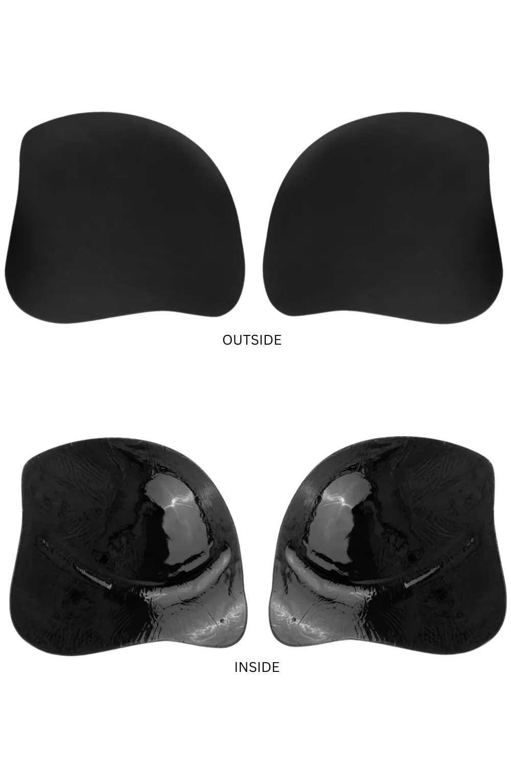 Adhesive Push-Up Cups in Black