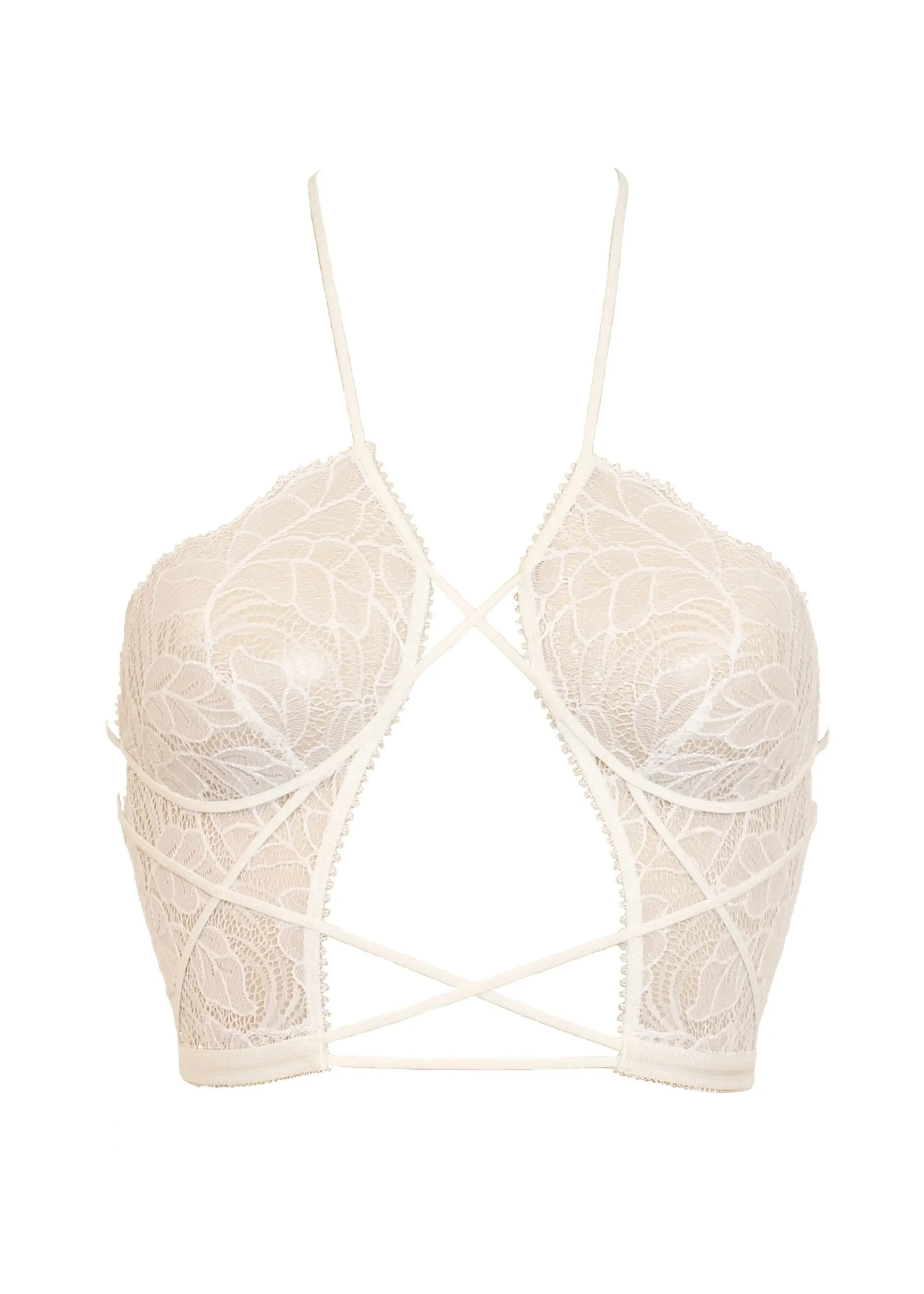 Angel or Siren (Ivory) Longline Bra