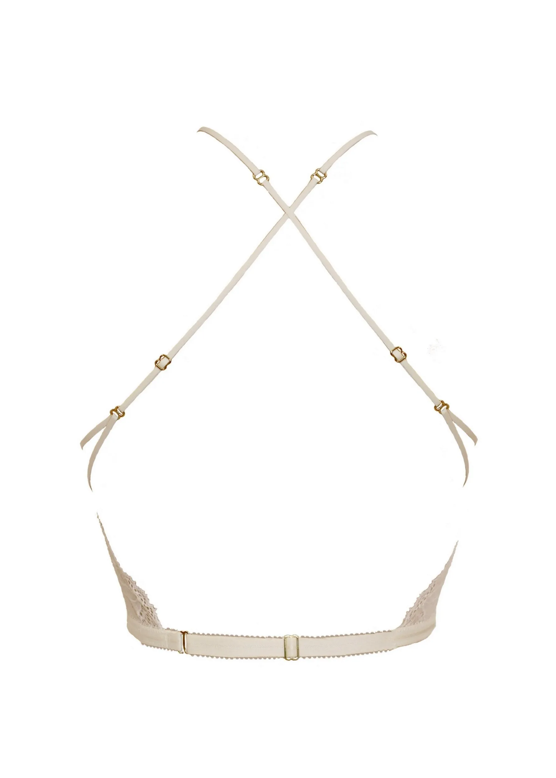 Angel or Siren (Ivory) Longline Bra