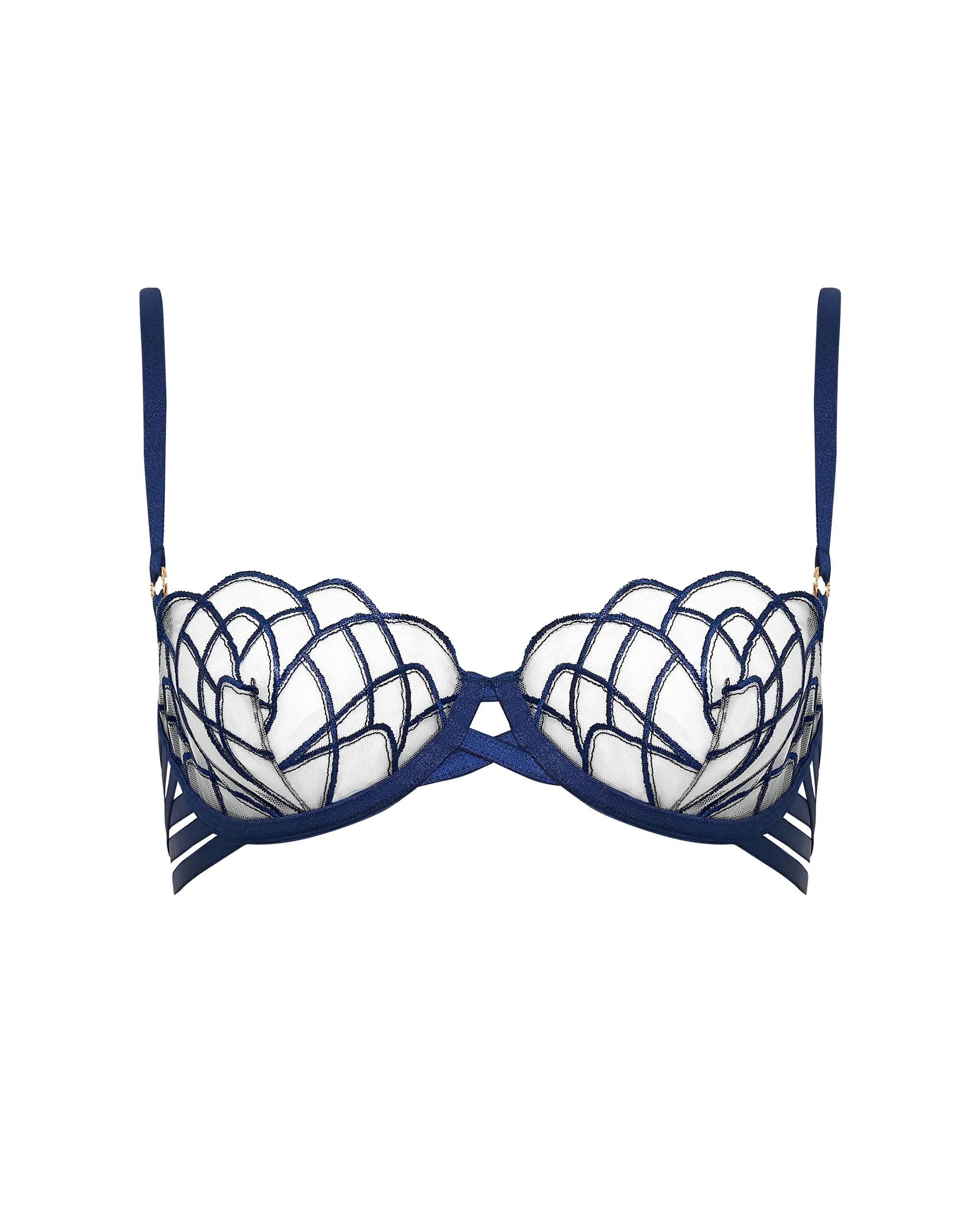 Beatrix Bra Twilight Blue/Sheer