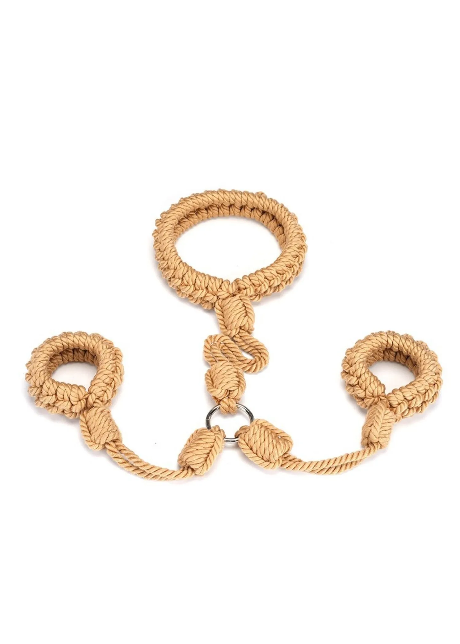 Bound You II  Rope to Wrist and Back Cuff