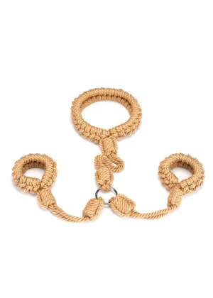 Bound You II  Rope to Wrist and Back Cuff
