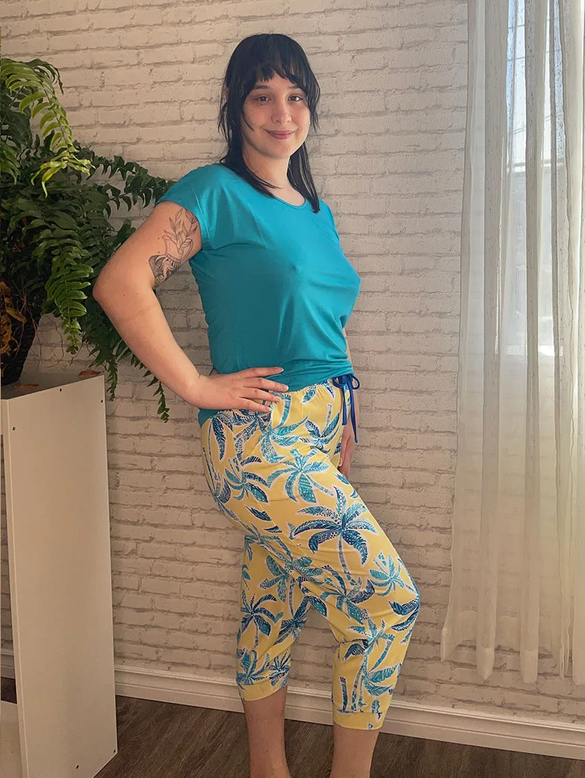 Cool Girl Mai Tai Tee and Capri Set