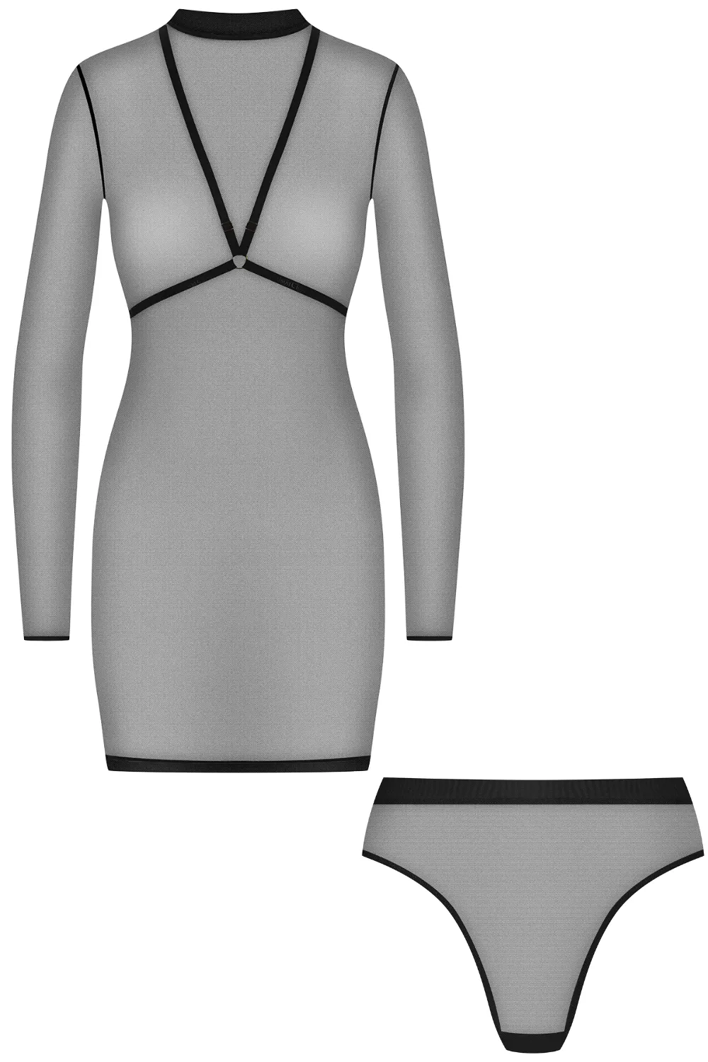 Corps à Corps Harness Mini Dress & High Waist Thong