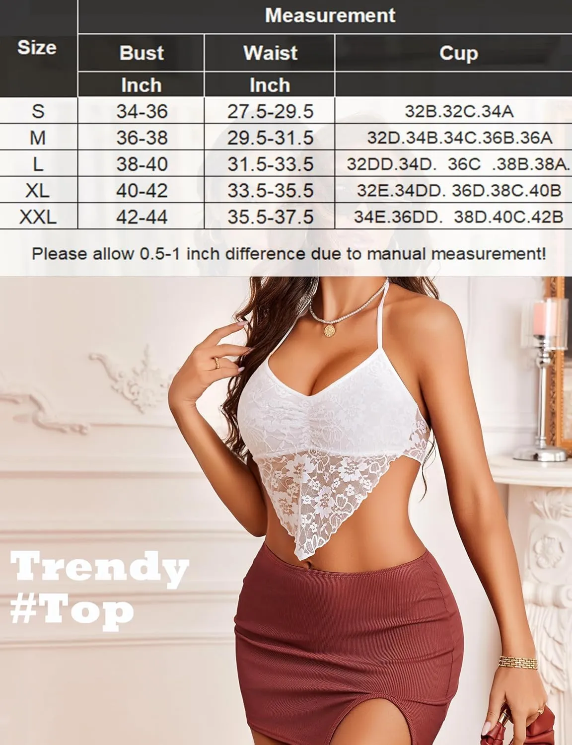 Crop Top Halter V Neck Cami Tank