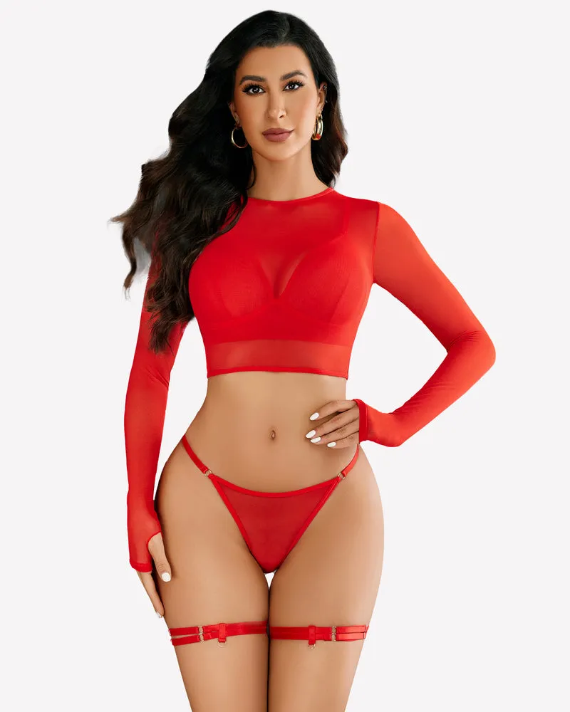 Crop Tops Bra and Panty Sets (DE Only)
