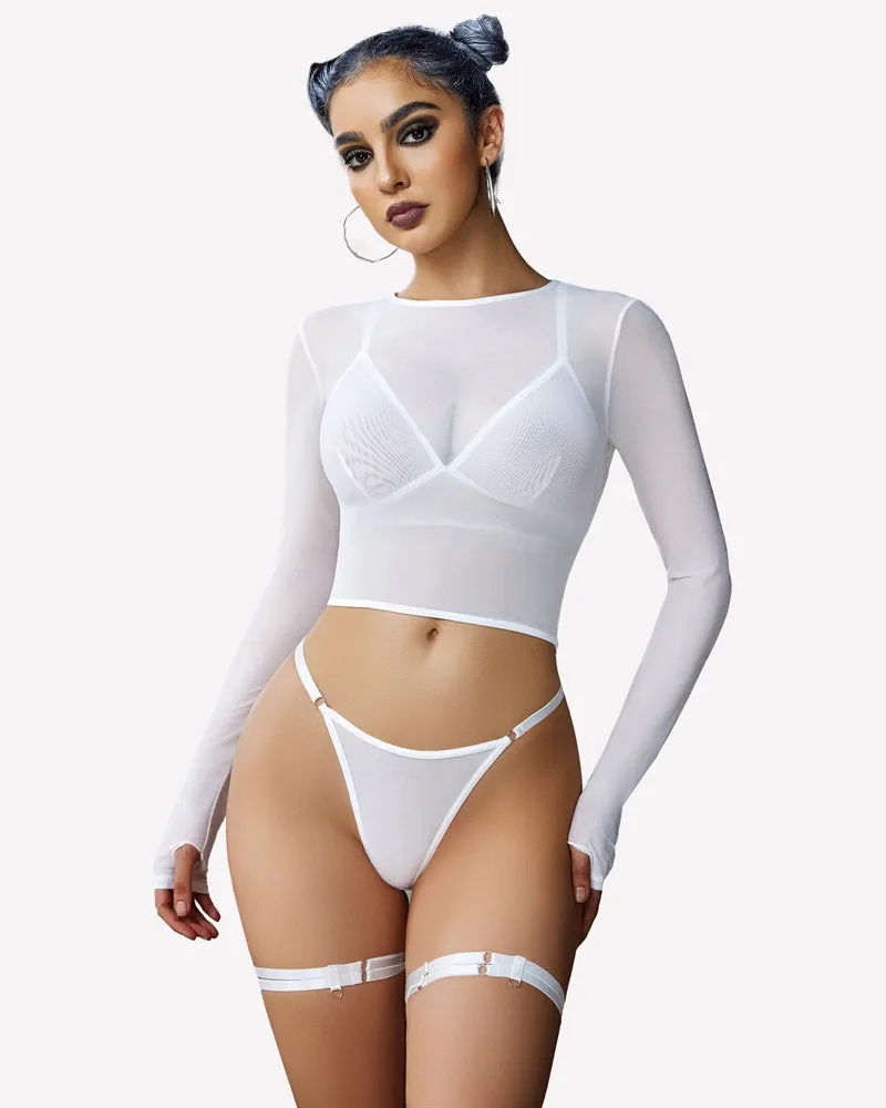 Crop Tops Bra and Panty Sets (DE Only)