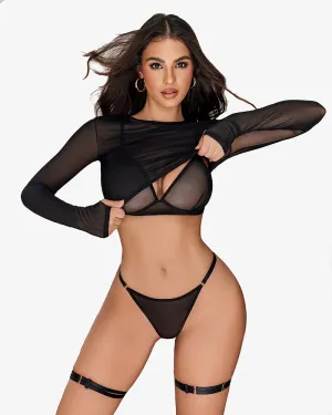 Crop Tops Bra and Panty Sets (DE Only)