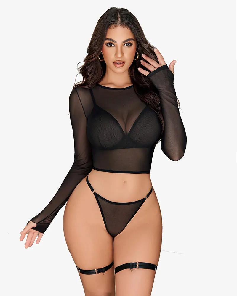 Crop Tops Bra and Panty Sets (DE Only)