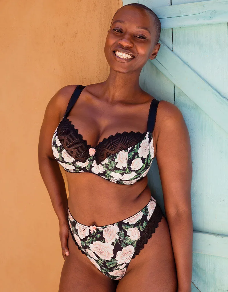 Curvy Kate Wild One Balcony Bra Floral Print