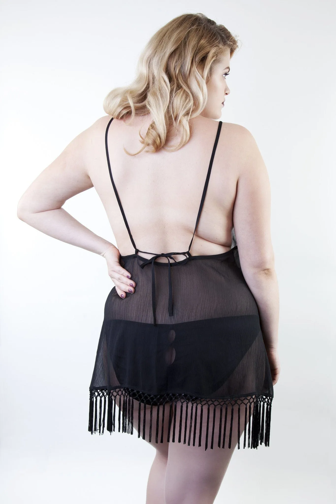 Emily Curve Embroidered 1920s Chemise