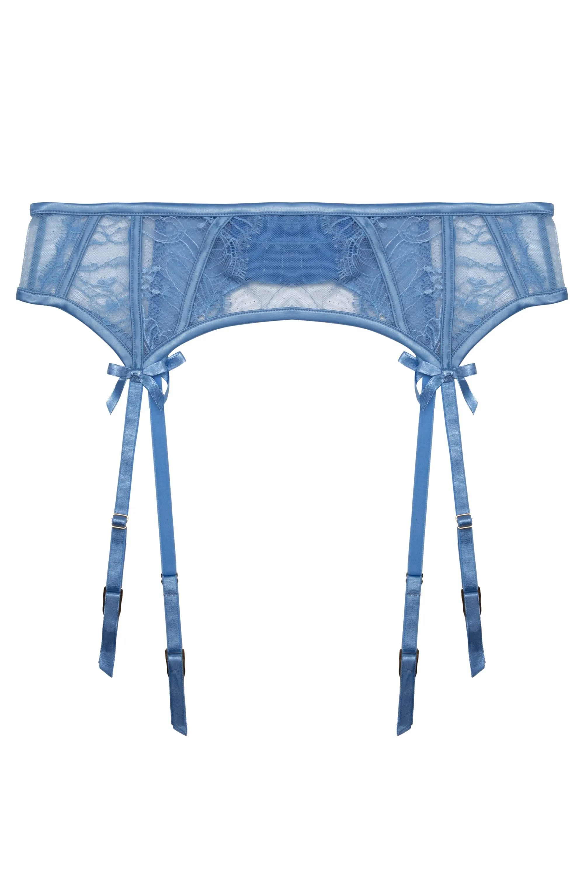 Fallon Cornflower Blue Lace Suspender