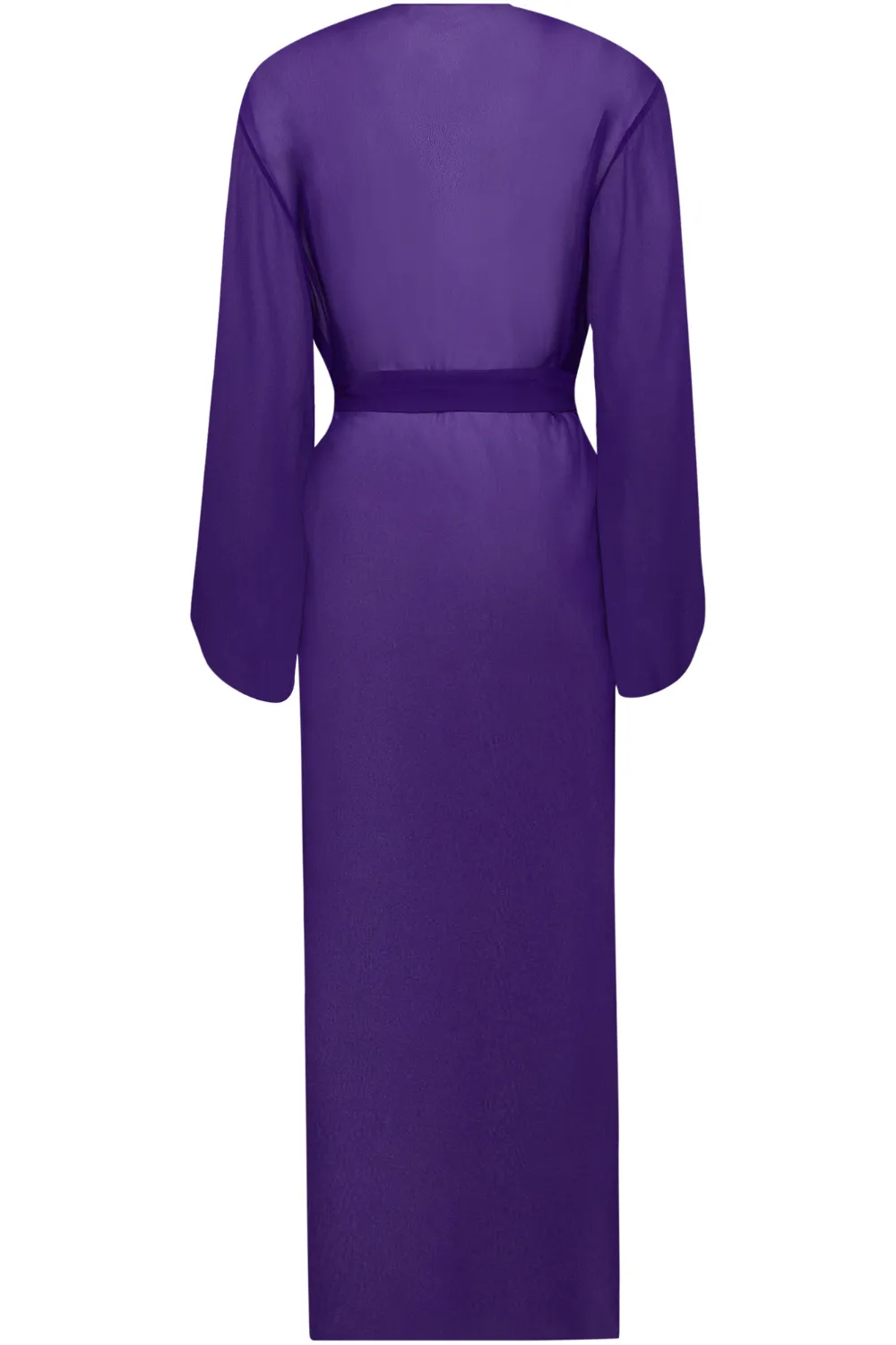 Fever Long Beach Kimono in Purple