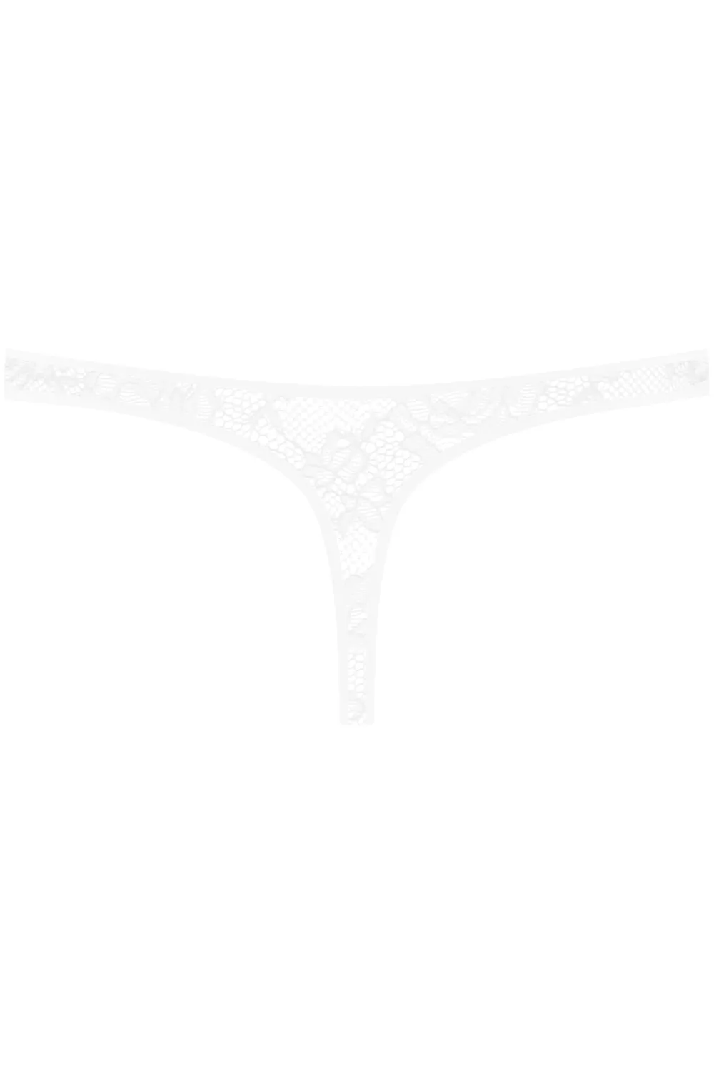 Flashback Lace Tanga Thong White