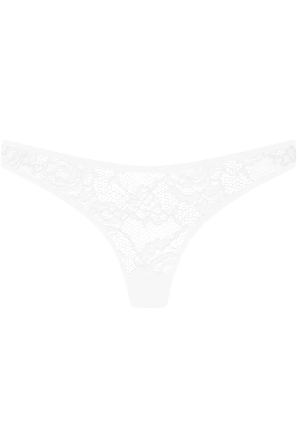 Flashback Lace Tanga Thong White