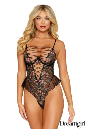 Floral Dot Teddy