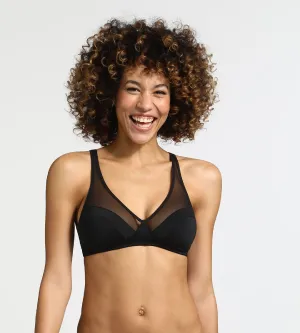 Generous Dim wireless push-up bra black