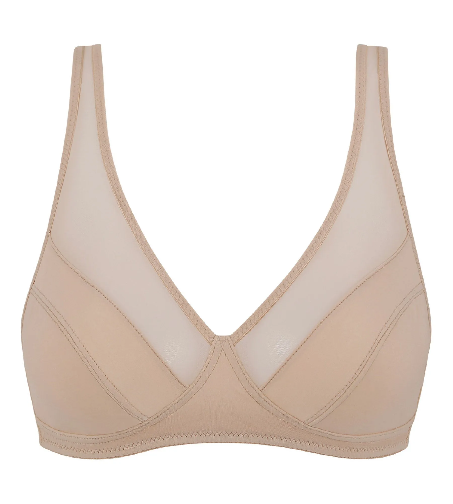 Generous New Skin wireless push-up bra