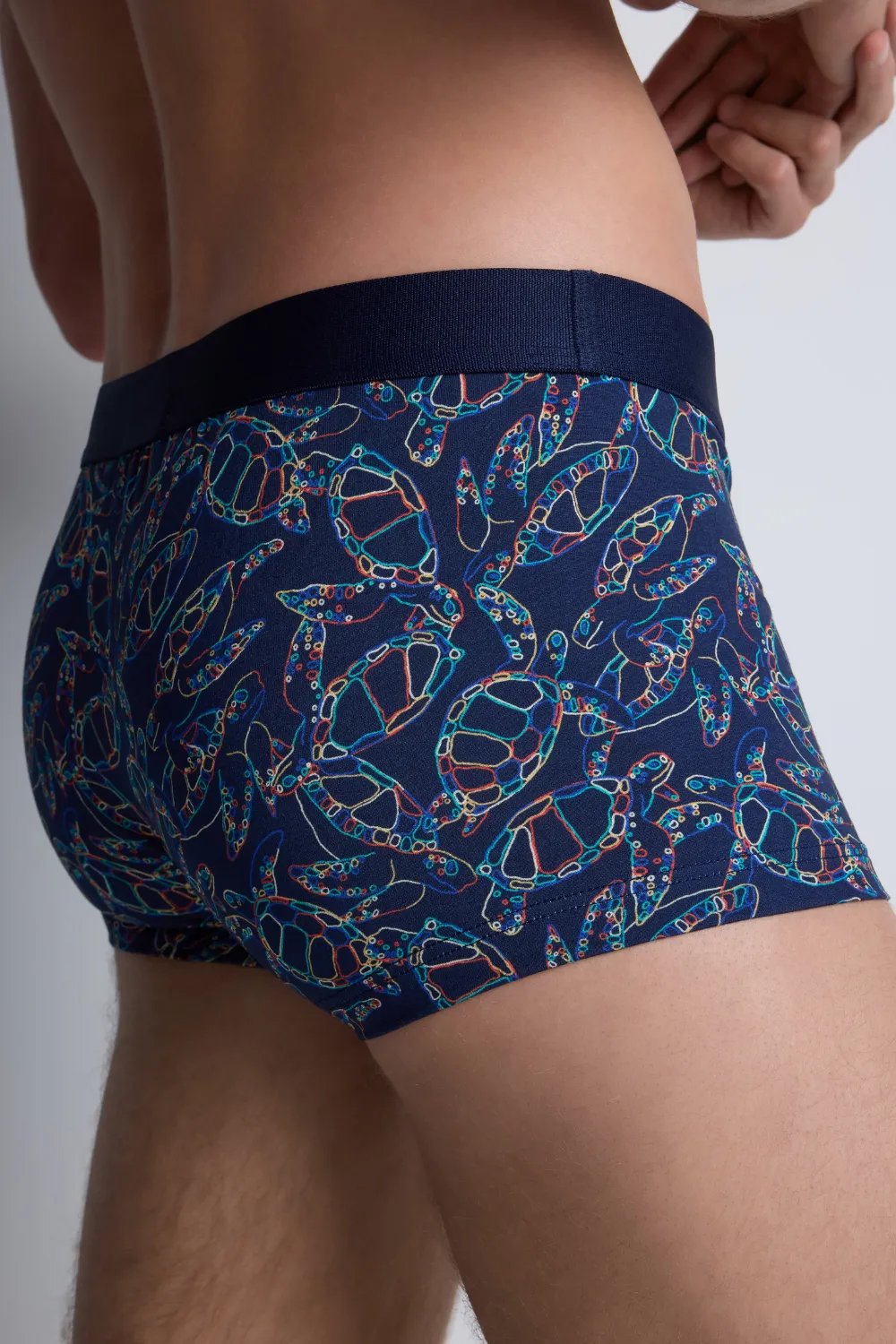 Homme Men's Cotton Modal Turtle Trunks