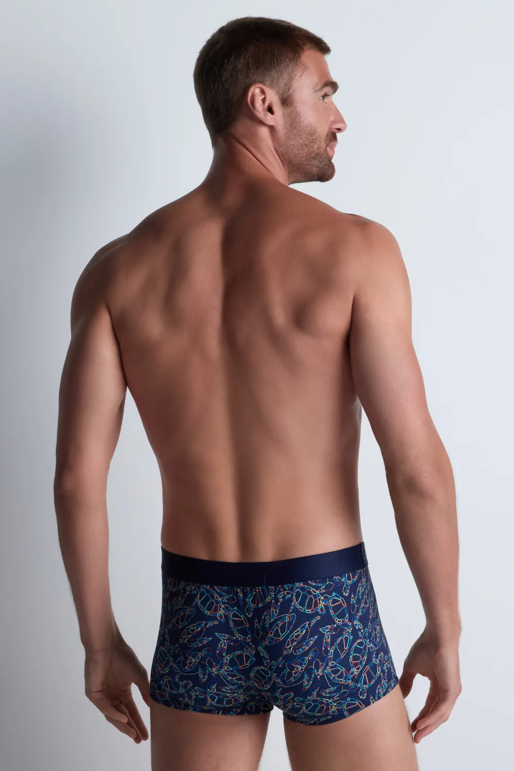 Homme Men's Cotton Modal Turtle Trunks