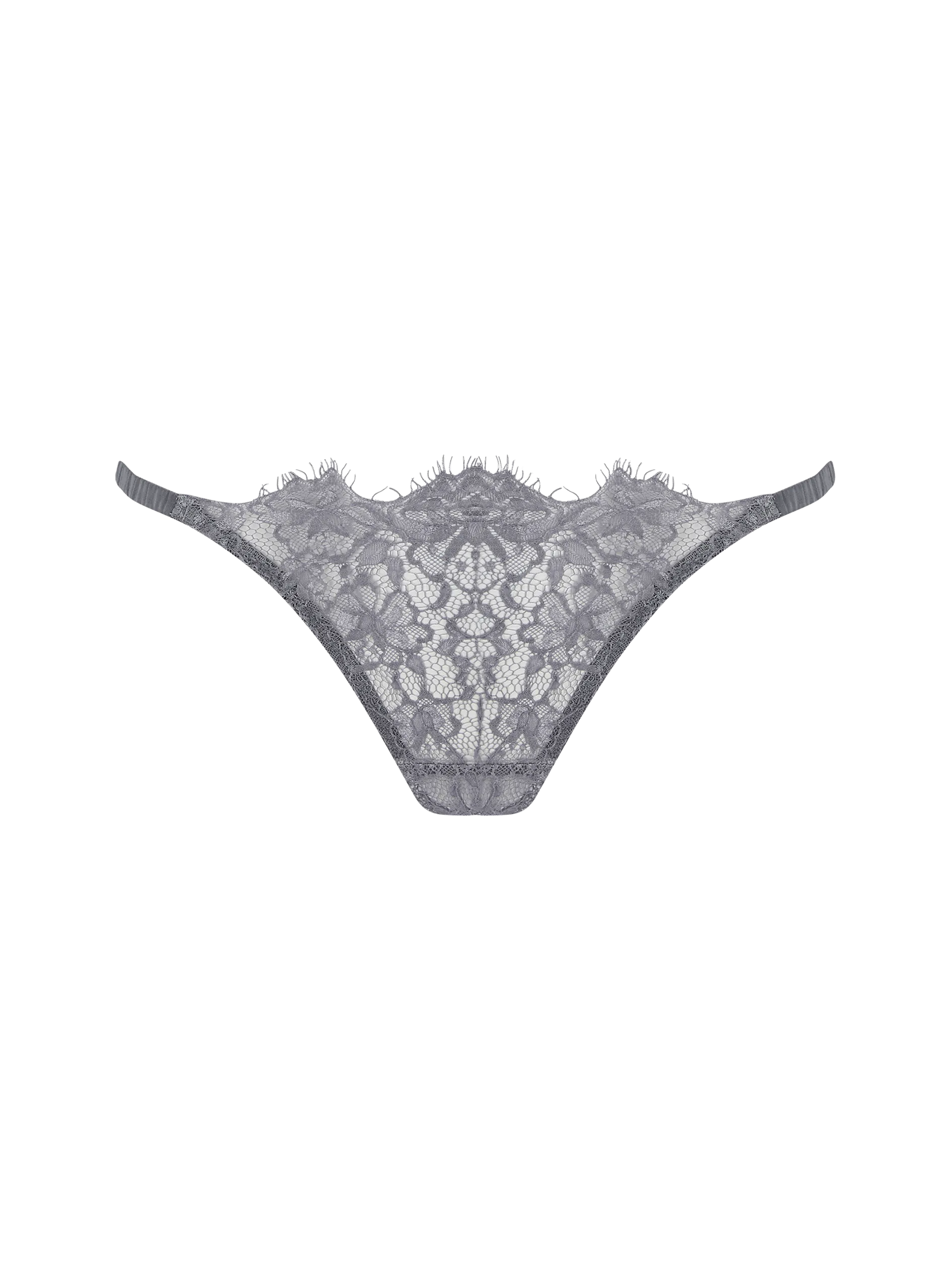 Isabella Grey Lace Brazilian Brief