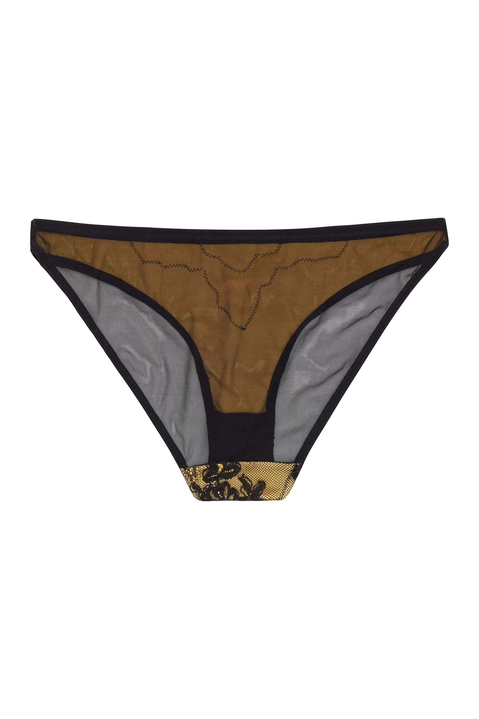 Jaquelina Mustard Contrast Brazilian Brief