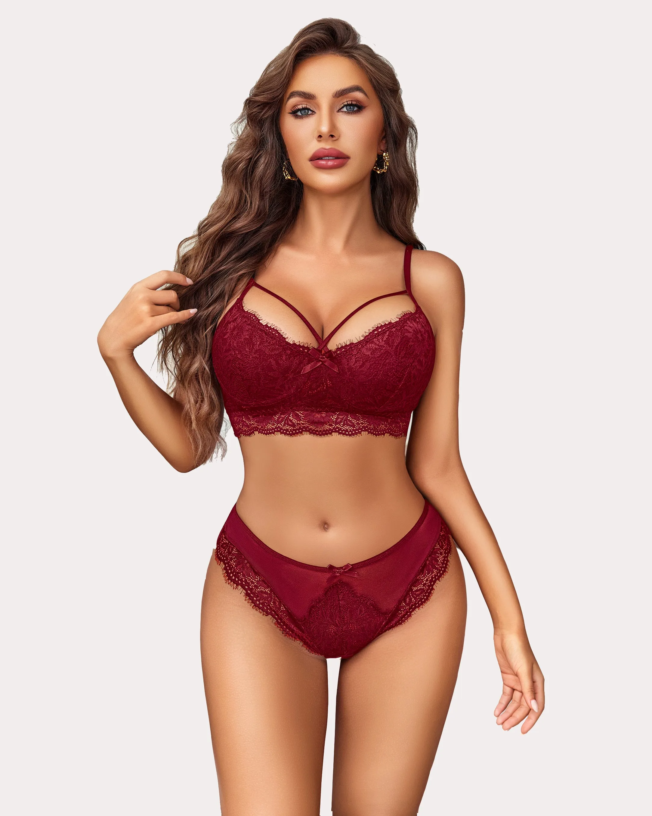 Lace Bra and Panty Set Lingerie Set