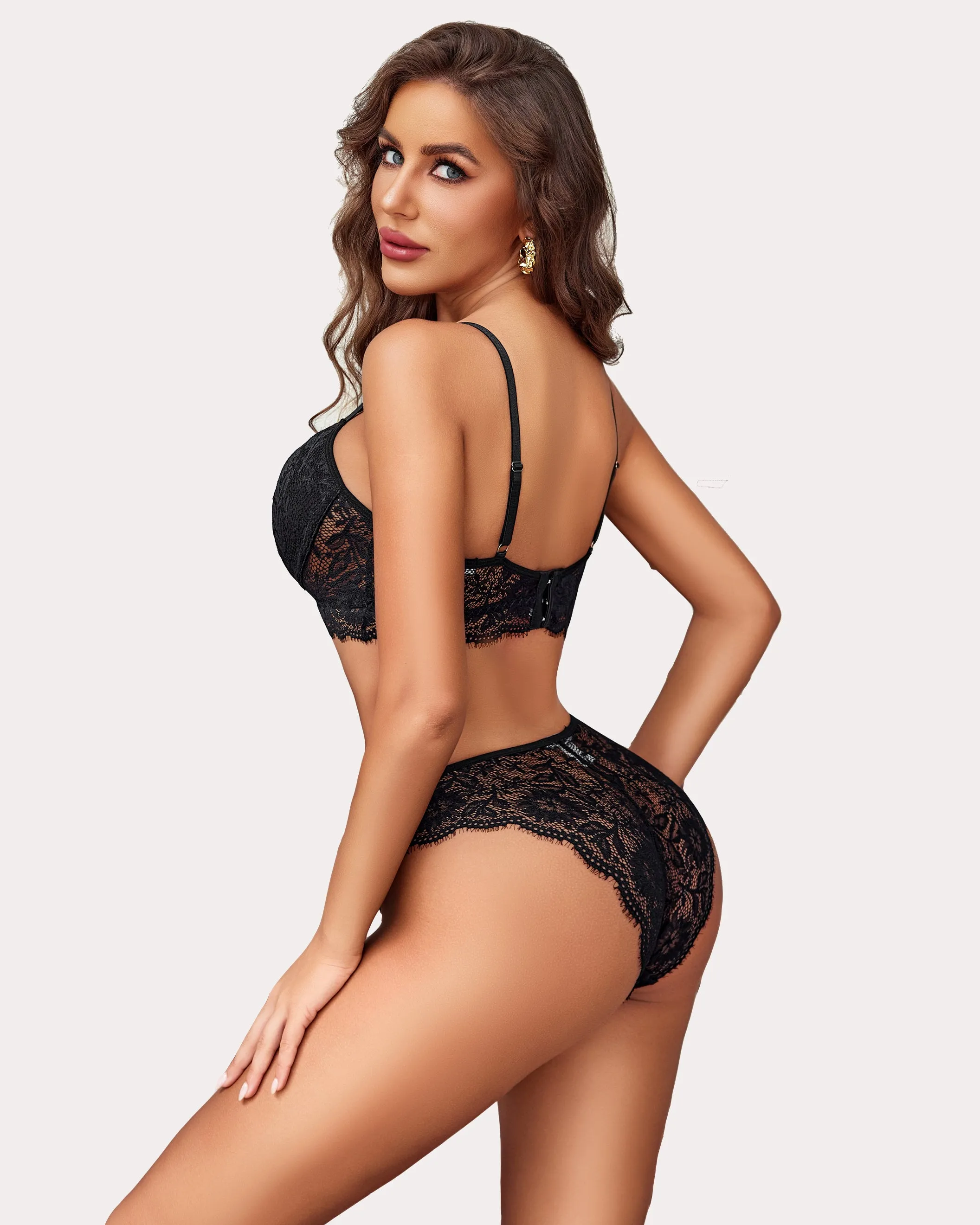 Lace Bra and Panty Set Lingerie Set