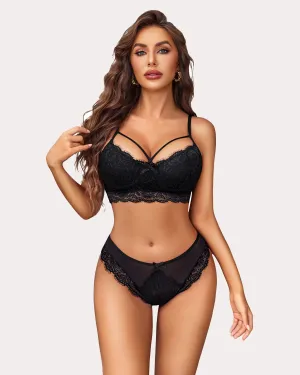 Lace Bra and Panty Set Lingerie Set