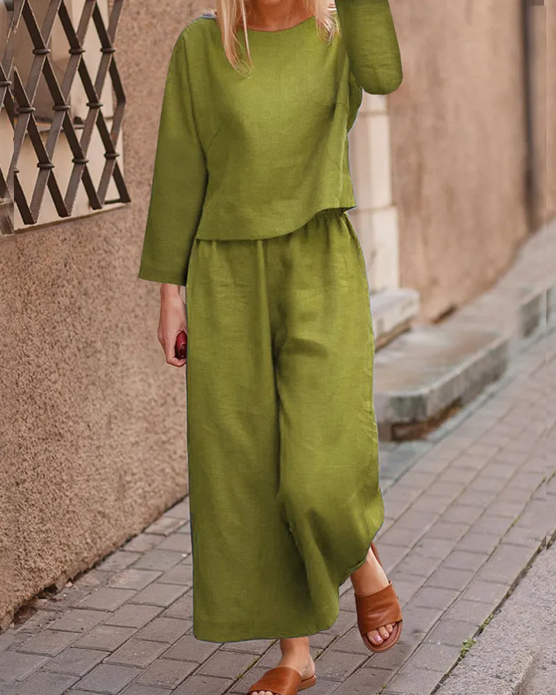 Long Sleeve Two Piece Sets