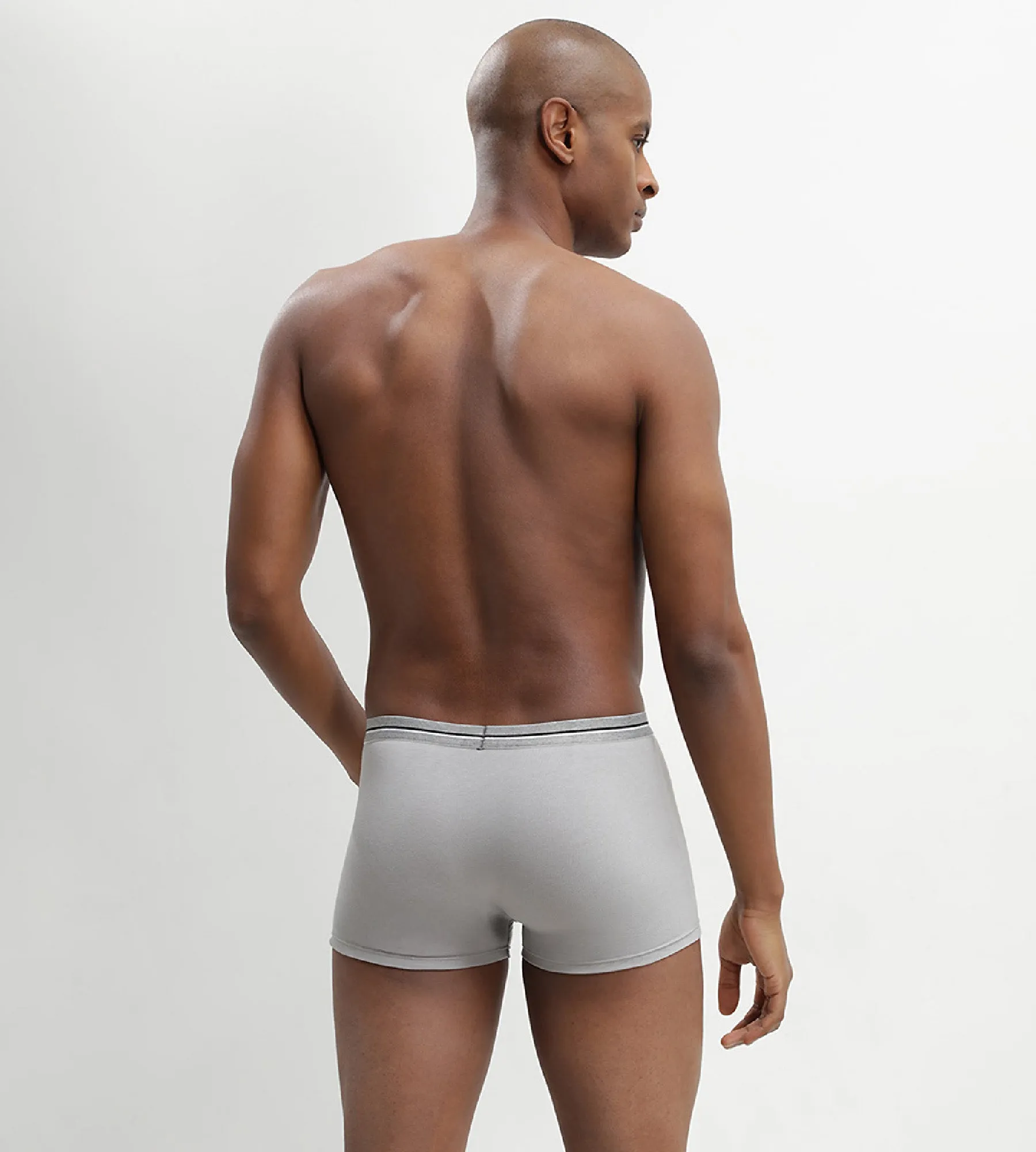 Lot de 3 boxers bleu jean gris en coton stretch résistant Ultra Resist
