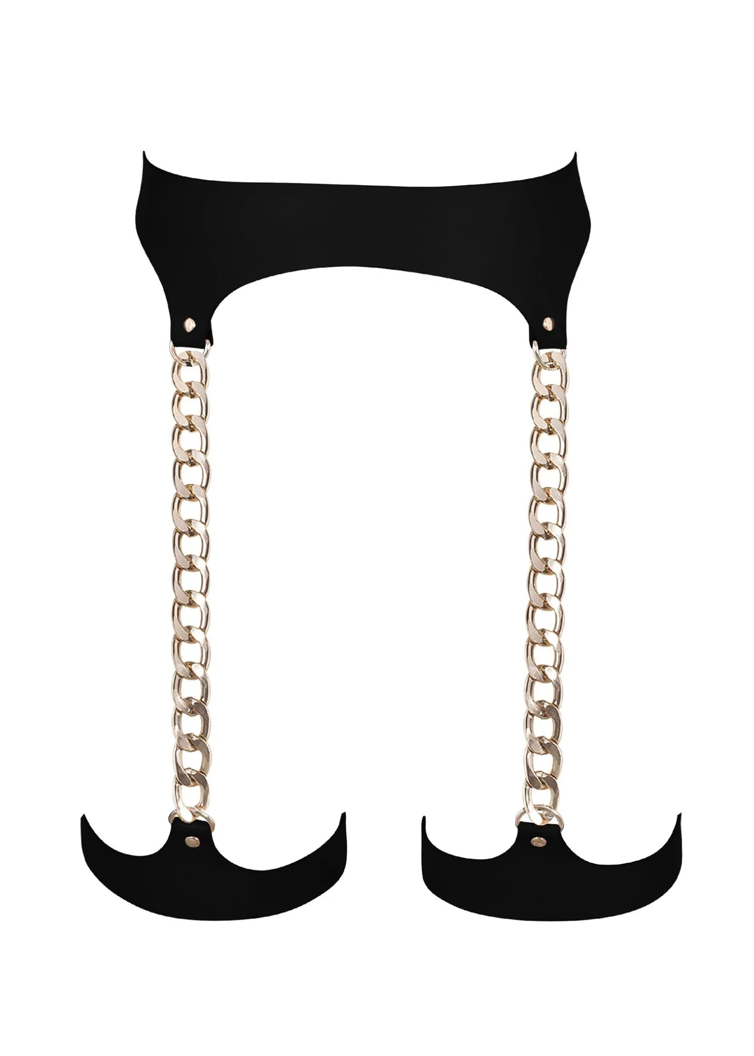 Lotus Thigh Harness (Black/Gold)