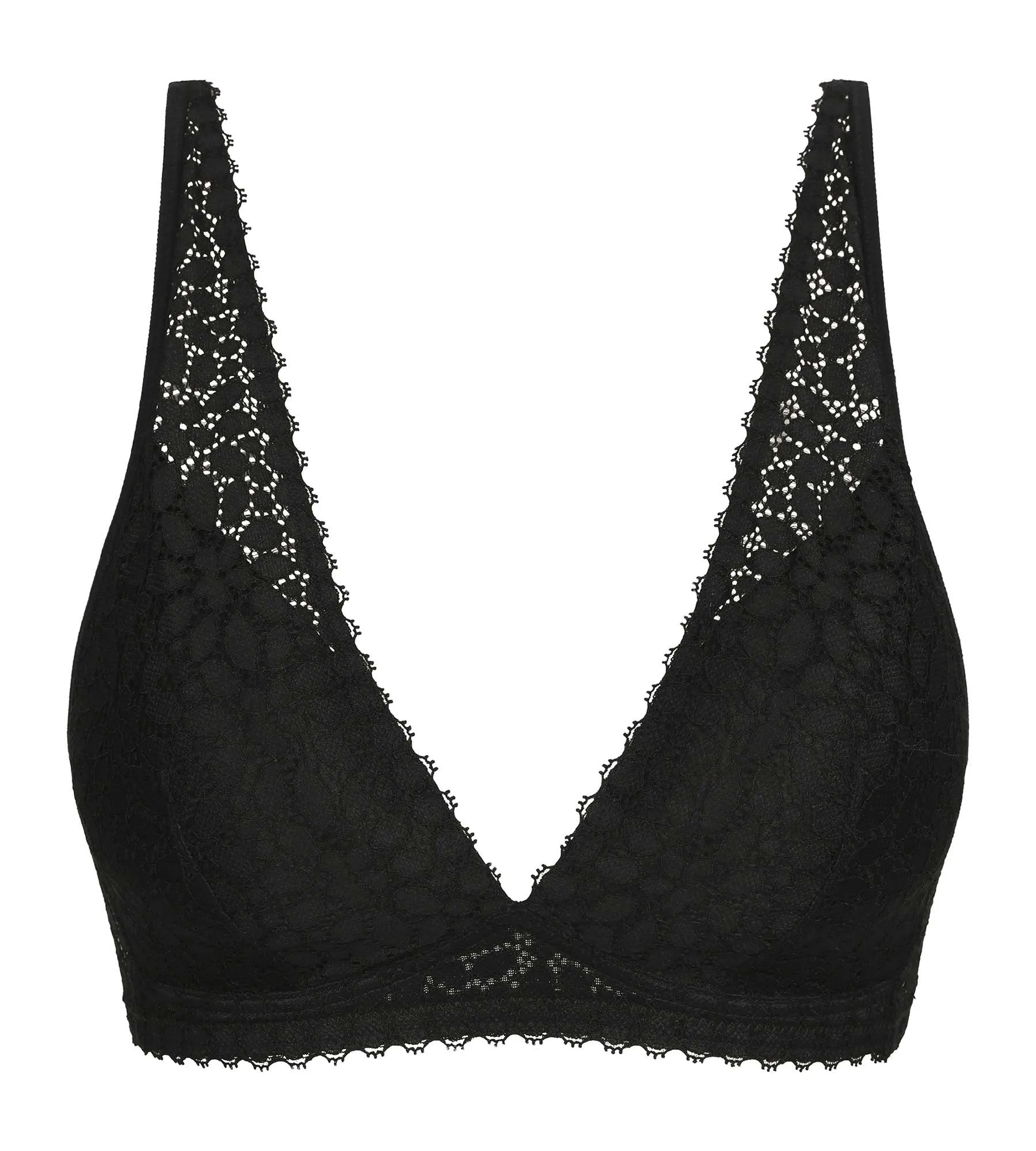 Microfiber triangle bra Daily Dentelle Black