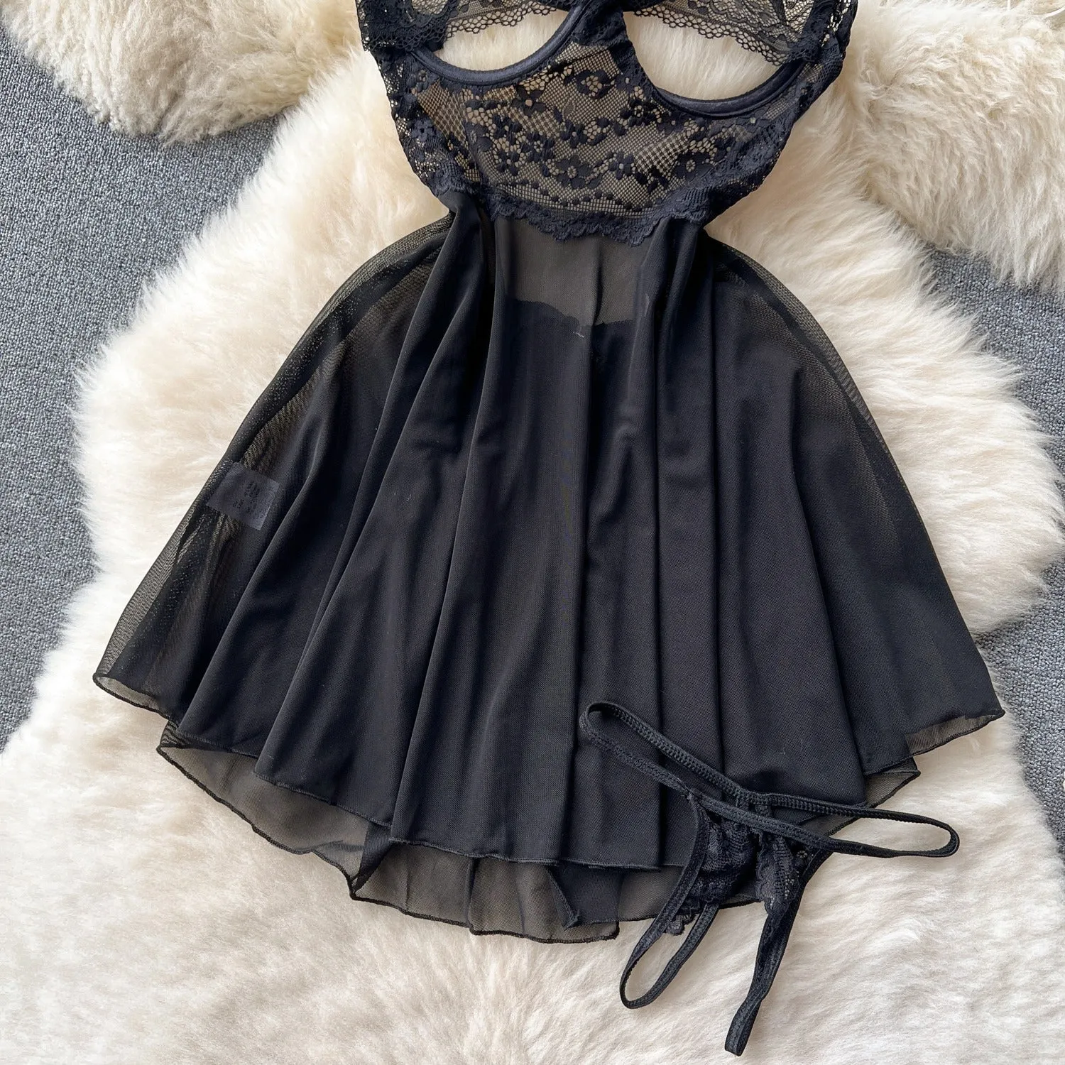 Midnight Whispers Negligee Lingerie
