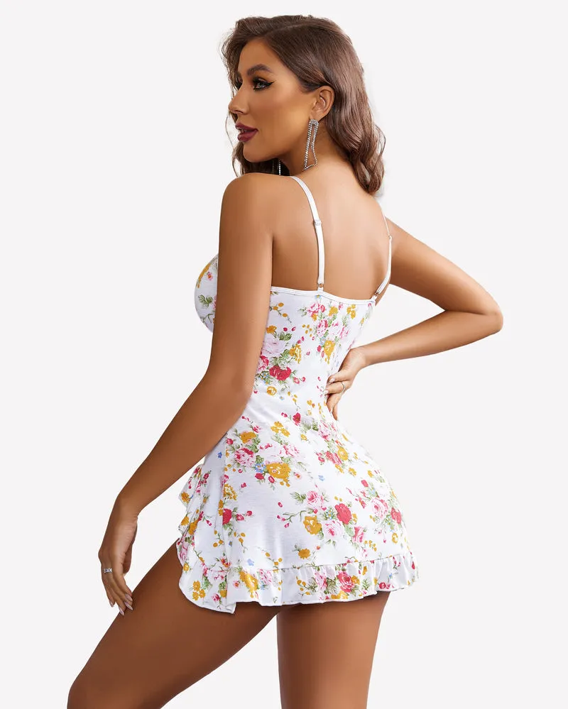 Modal Side Slit Chemise nighties