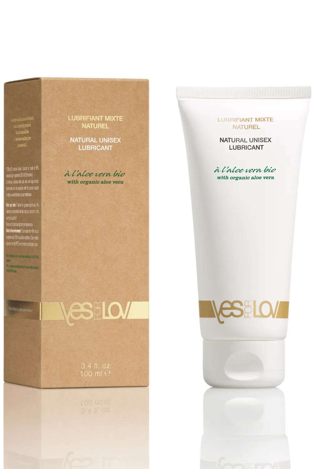 Natural Lubricant with Organic Aloe Vera 100ml