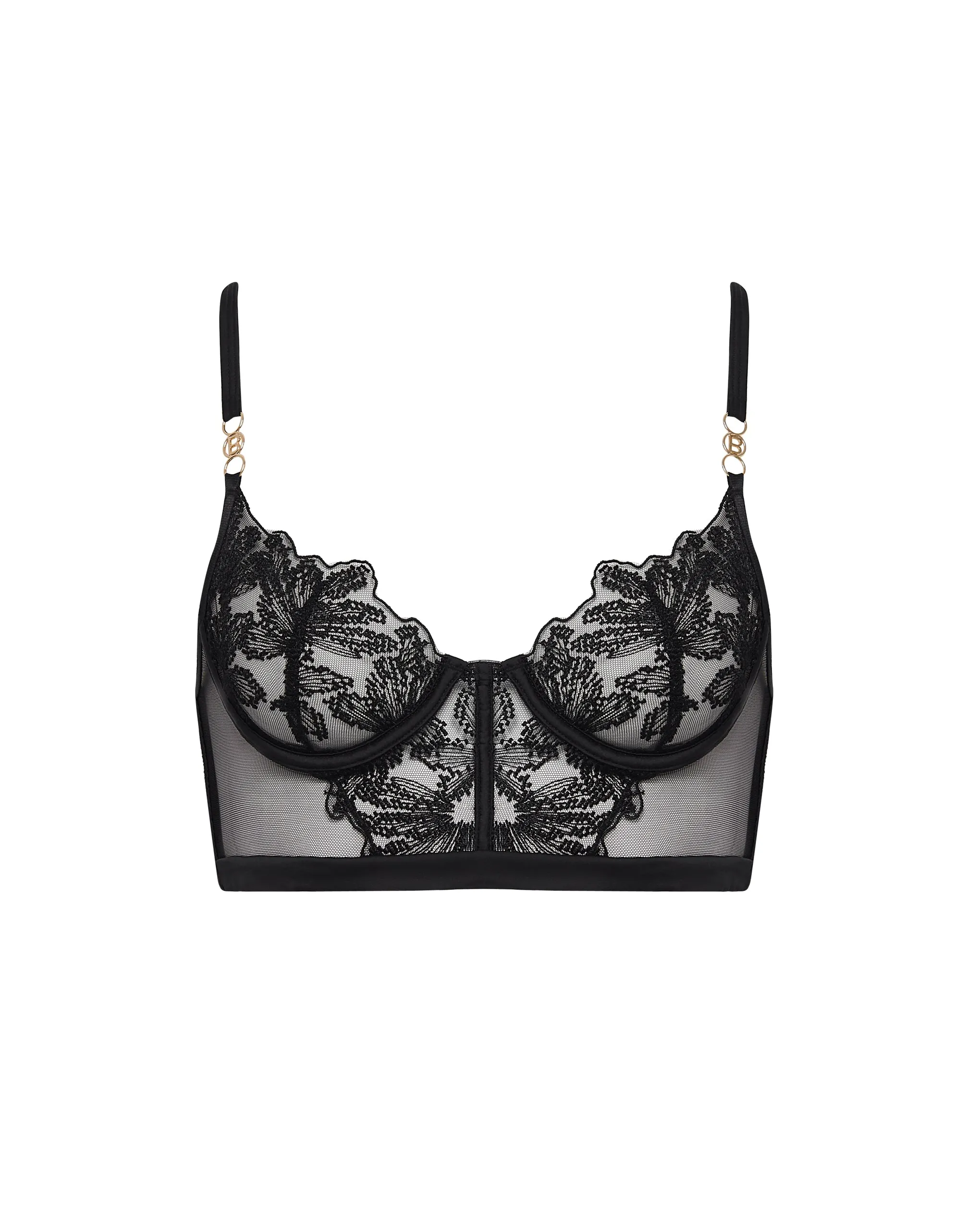 Olympia Wired Bustier Black