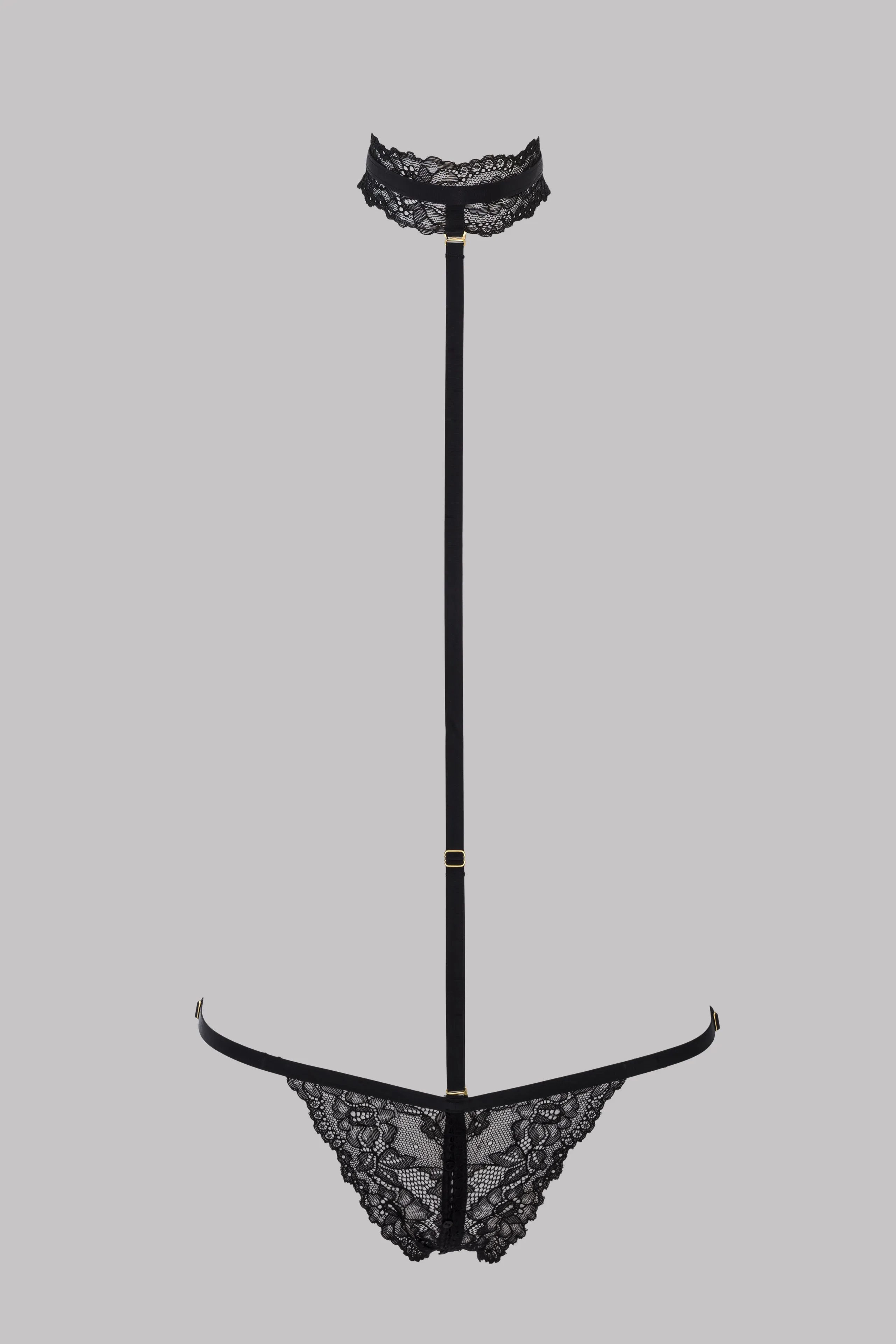 Openable string with harness - Le Petit Secret Dentelle