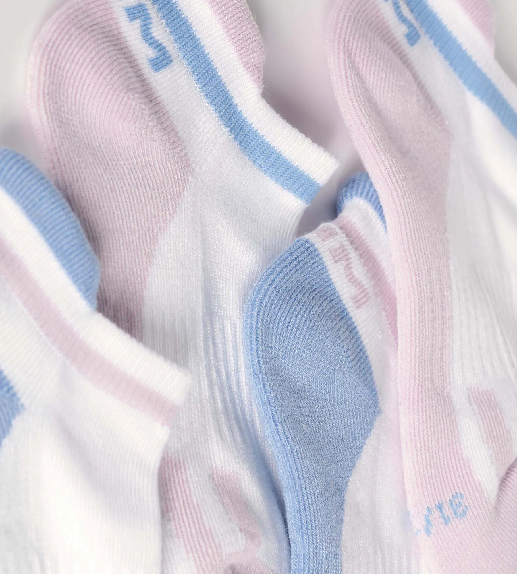 Pack of 2 pairs of unisex cotton socks Lila Blue Dim Sport
