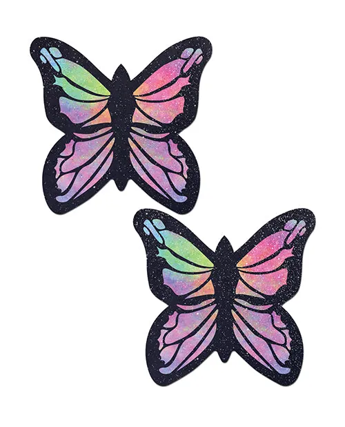 Pastease Coverage Twinkle Velvet Butterfly - Rainbow O/S