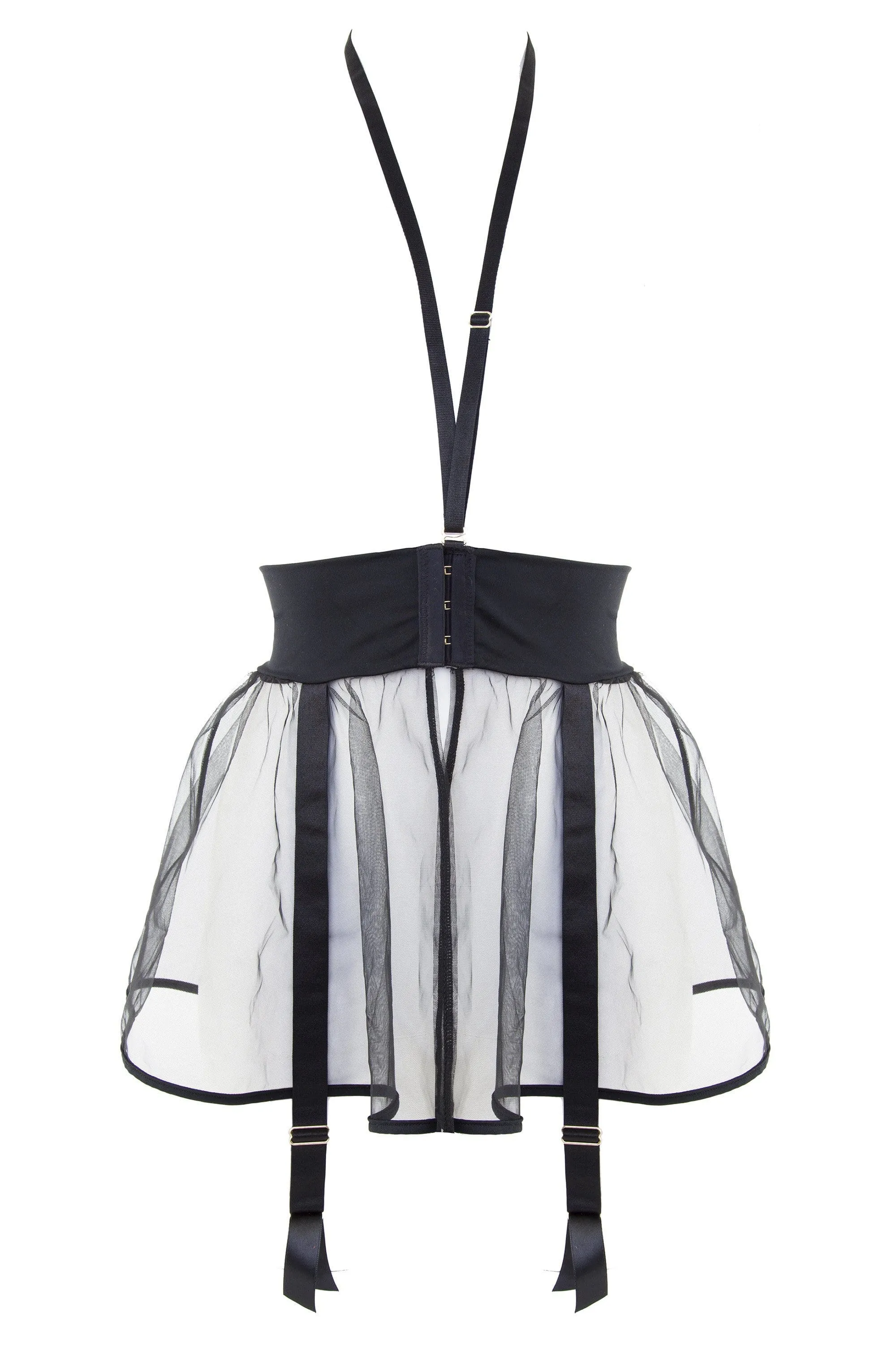 Peek & Beau Caia Peplum Skirted Harness Suspender Curve