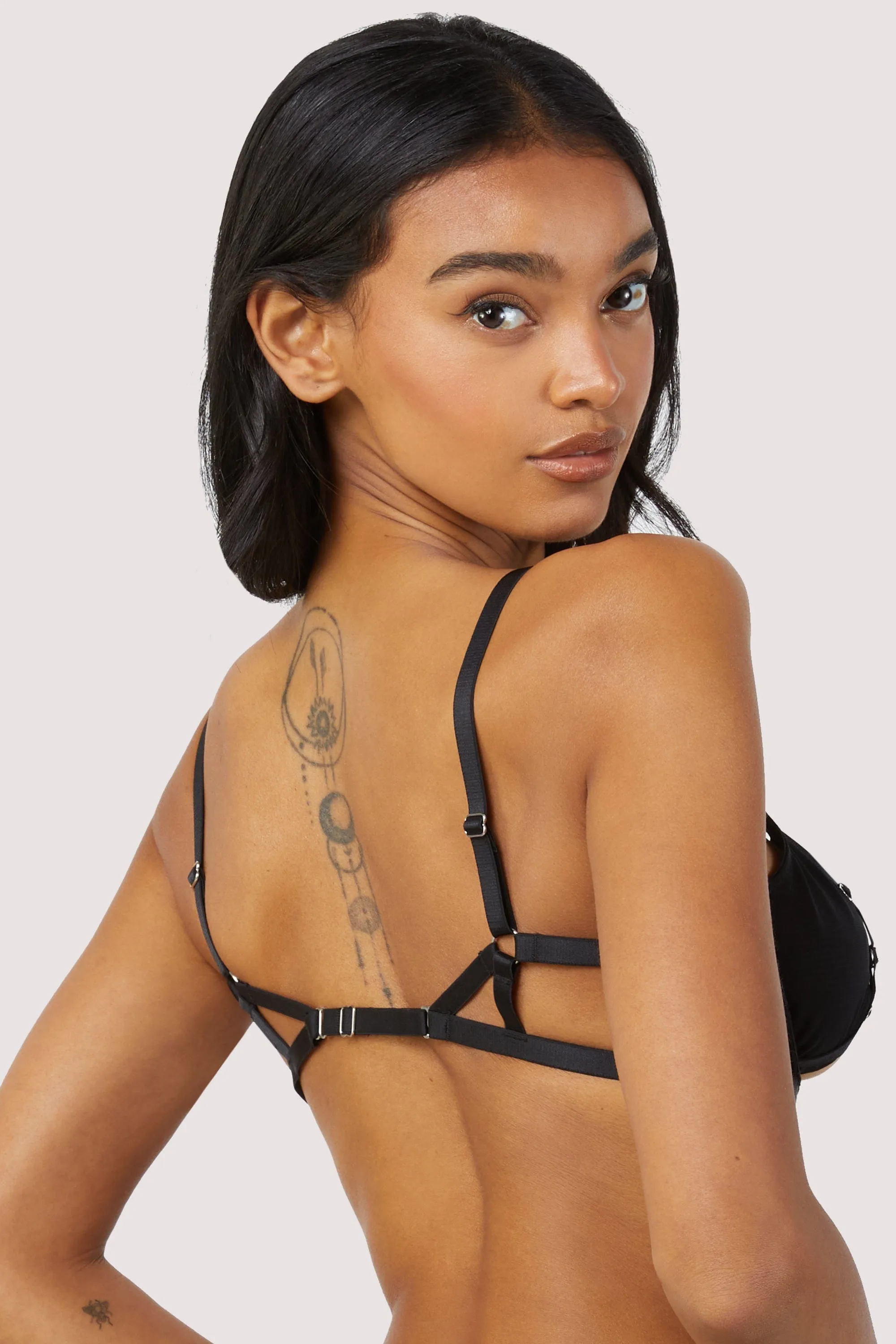 Penny Black Multi Strap Cut Out Mesh Bra