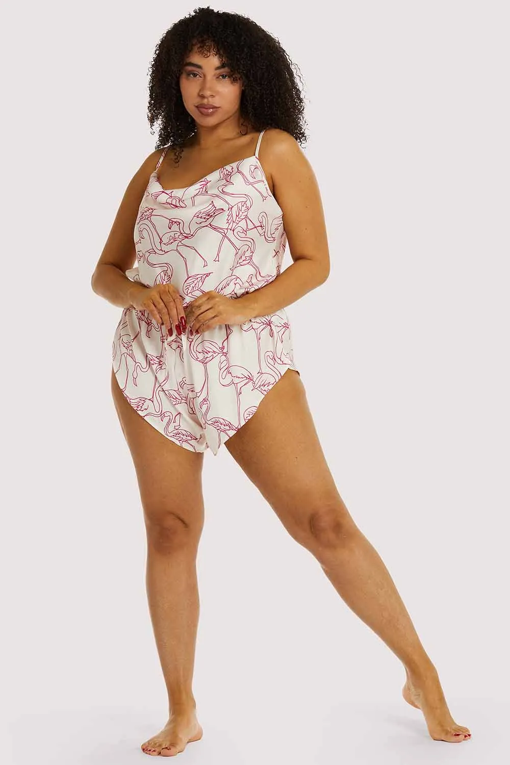 Pink Flamingo Playsuit