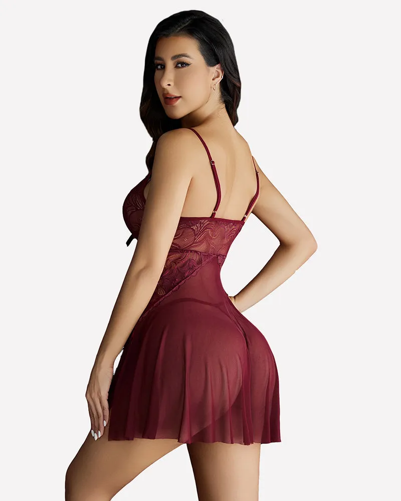 Plus Size Lace Lingerie Babydolls