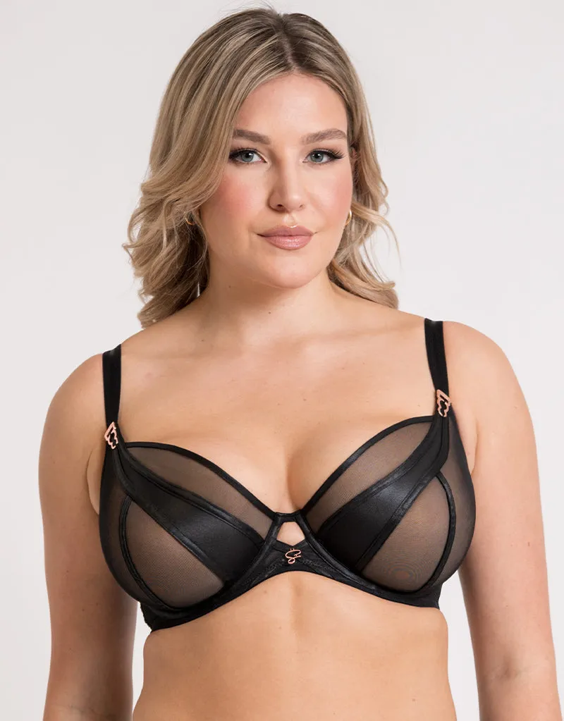 Scantilly Suspense Plunge Bra Black