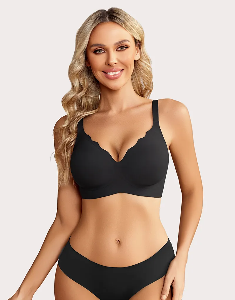 Seamless Bralettes Wireless Push Up Bra