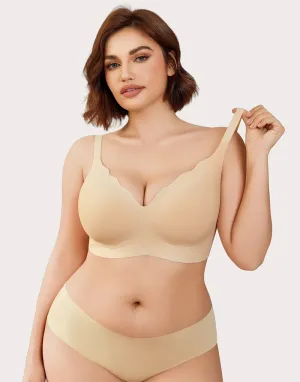 Seamless Bralettes Wireless Push Up Bra