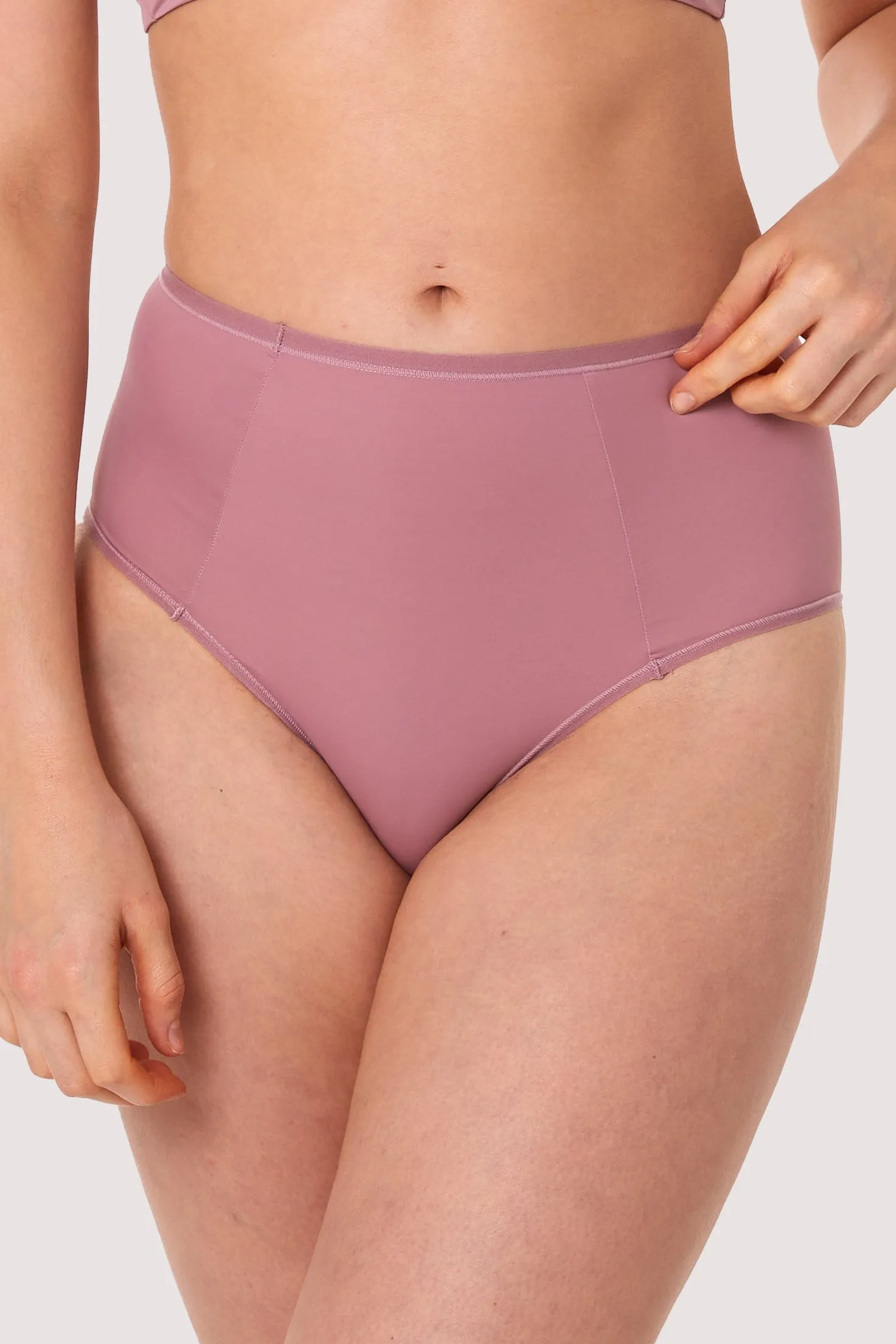 Second Skin Rose Recycled Highwaist Brief