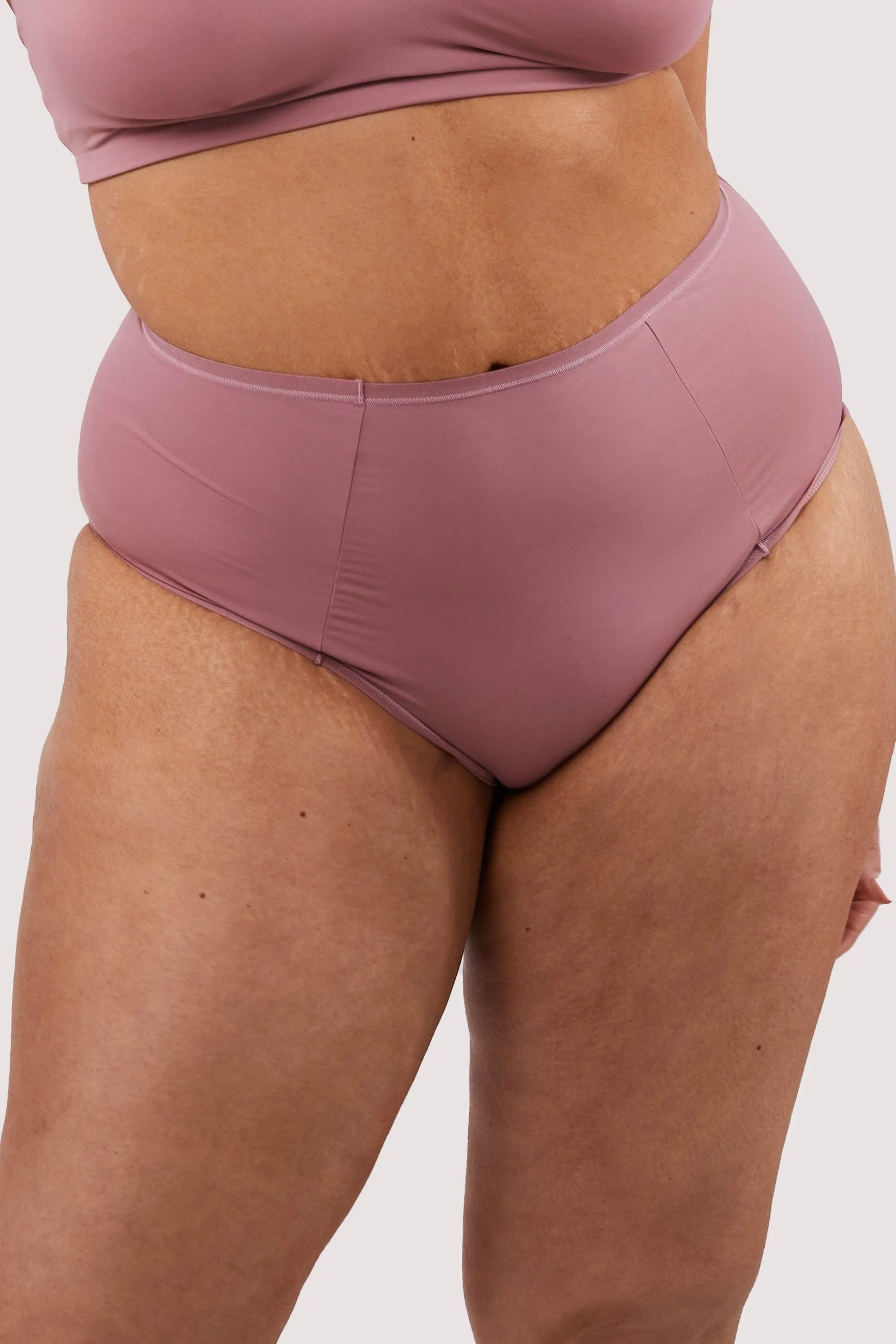 Second Skin Rose Recycled Highwaist Brief